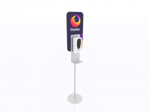 MOD-9009 Hand Sanitizer Stand w/ SS Graphic